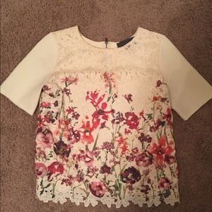 Anthropologie Sunday in Brooklyn Floral Top